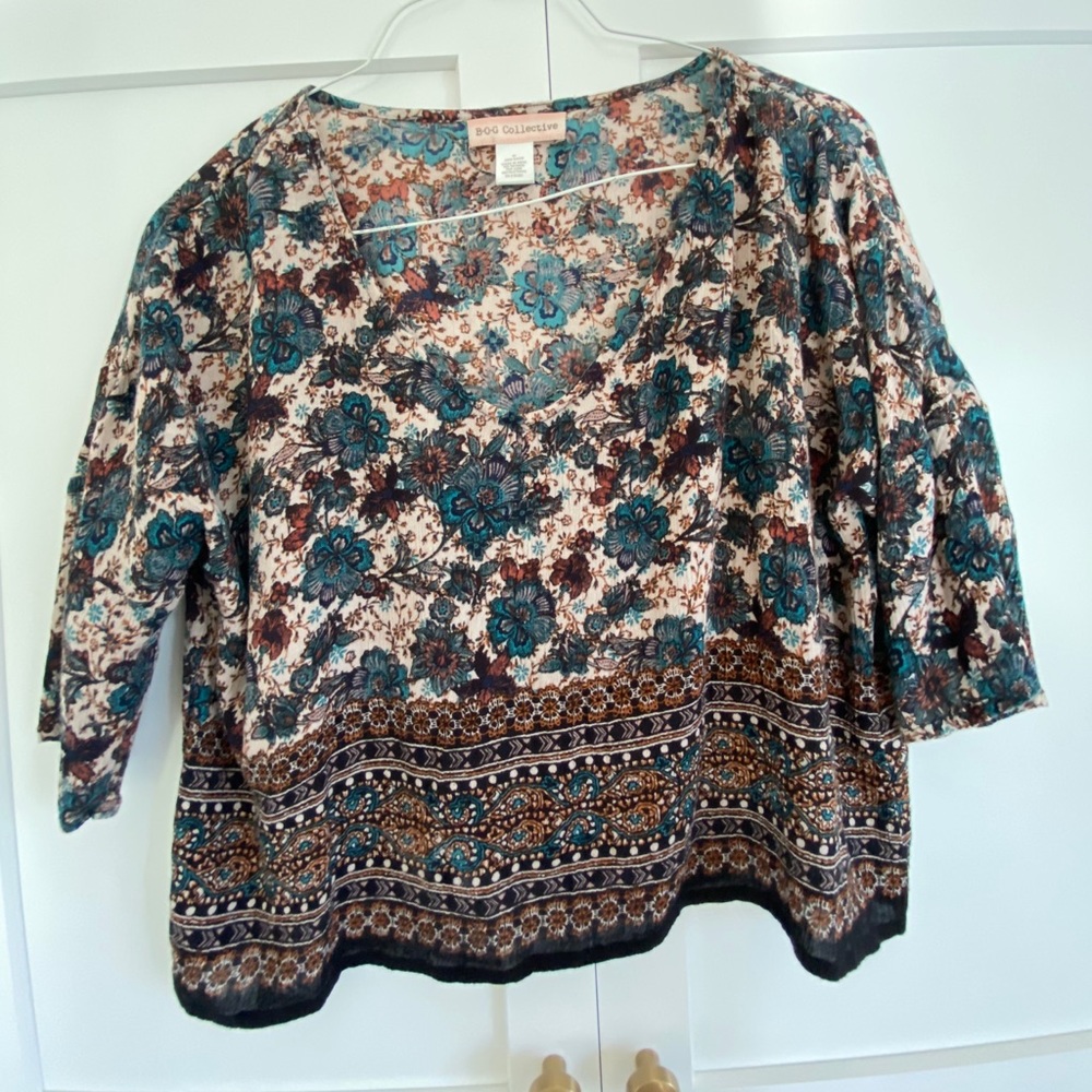BOG Collective Floral Tunic
